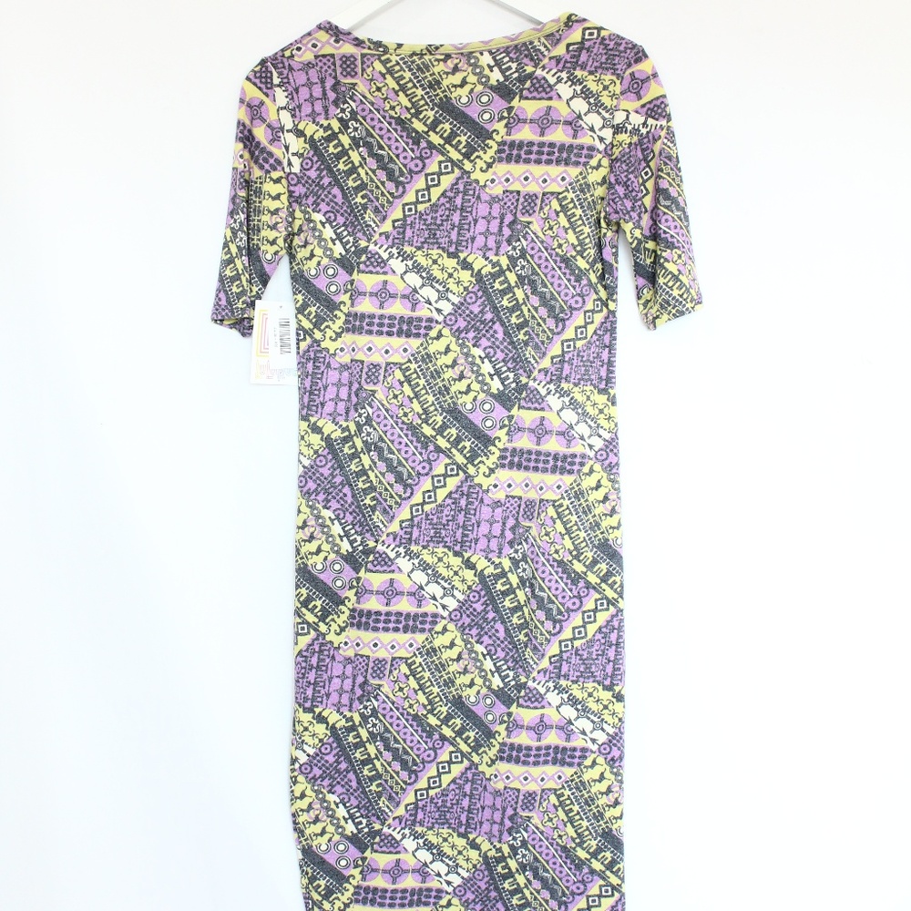 LuLaRoe Julia Dress XS Women Fashion Spring Style - Picture 6 of 8